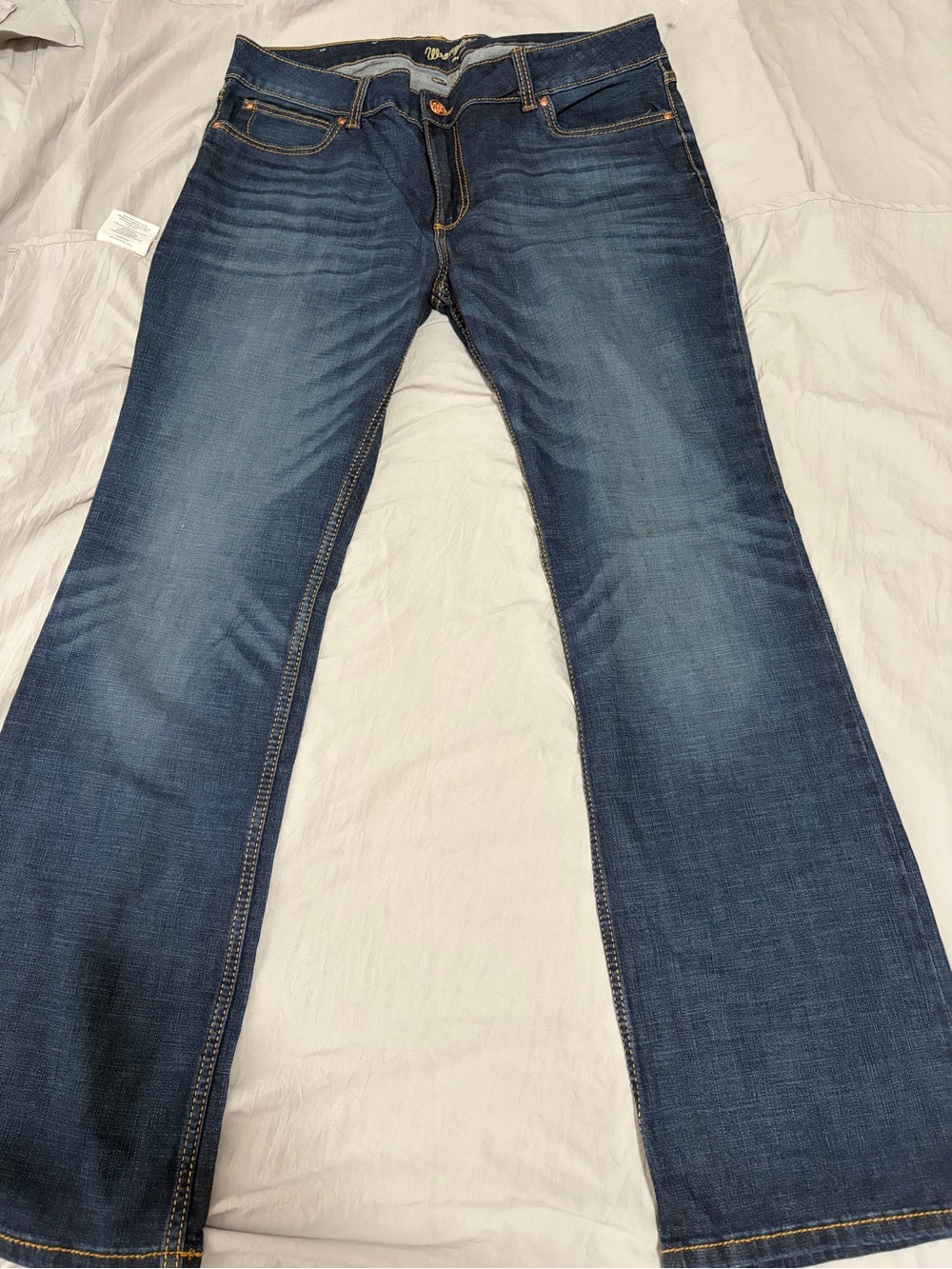 Wrangler Dark Blue Flare Jeans